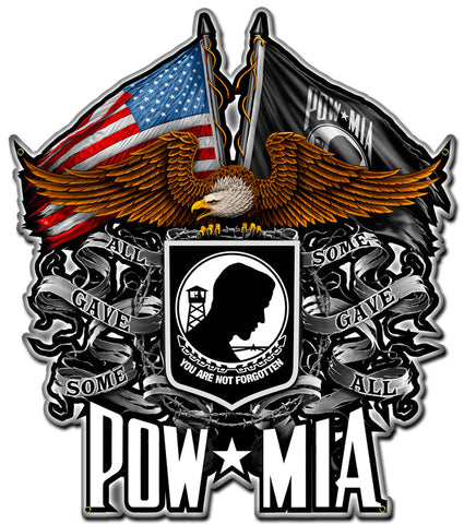 Pow-Mia-Eagle-Vintage-Sign-Metal-Sign