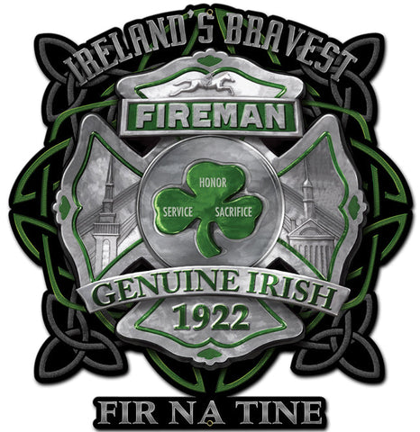 Ireland-Bravest-Fireman-Vintage-Sign-Metal-Sign