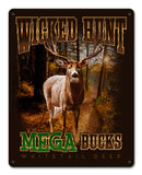 DEER MEGA BUCKS Vintage Sign Metal Sign
