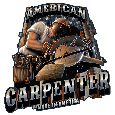 AMERICAN CARPENTER SAW Vintage Sign Metal Sign