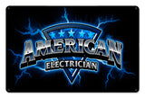 AMERICAN ELECTRICIAN Vintage Sign Metal Sign