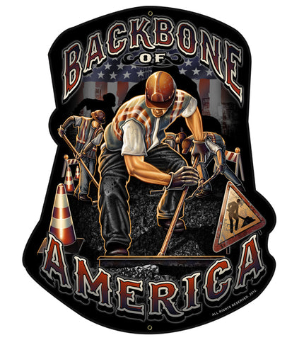 AMERICAN-LABOR-WORKER-Vintage-Sign-Metal-Sign