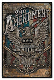 2nd Amendment Metal Sign