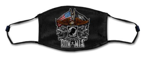 POW MIA Eagle Metal Sign