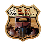 Route 66 Rusty Vintage Sign Metal Sign