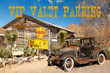 Photo Valet Parking Vintage Sign Metal Sign