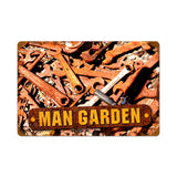Man Garden Vintage Sign Metal Sign