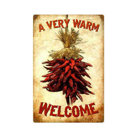 Welcome-Chilies-Vintage-Sign-Metal-Sign