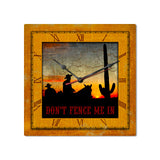 Cowboy Metal Sign
