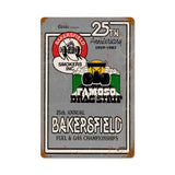 25Th Ann Bakersfield Vintage Sign Metal Sign