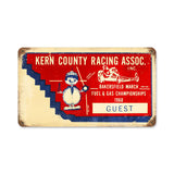 Kern County Ticket Vintage Sign Metal Sign