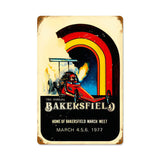 Bakersfield 19Th Vintage Sign Metal Sign