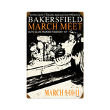 Bakersfield March Meet 2007 Vintage Sign Metal Sign