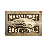 March Meet Vintage Vintage Sign Metal Sign