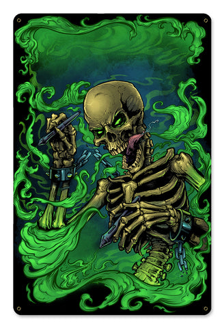 EXPLICIT AIRBRUSH PENS Vintage Sign Metal Sign