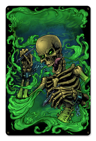 EXPLICIT-AIRBRUSH-PENS-Vintage-Sign-Metal-Sign