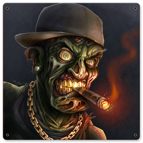 HIP-HOP-ZOMBIE-Vintage-Sign-Metal-Sign
