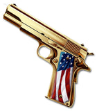 Golden Gun Metal Sign