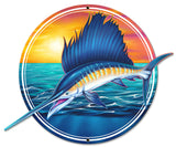 Sailfish Metal Sign