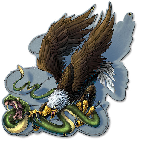 Don't-Tread-on-Me-Eagle-and-Snake-Metal-Sign