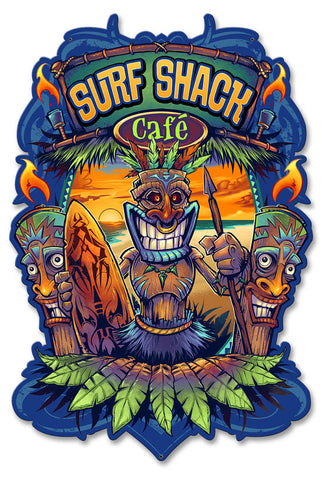 Big Kahuna Tiki Vintage Sign Metal Sign