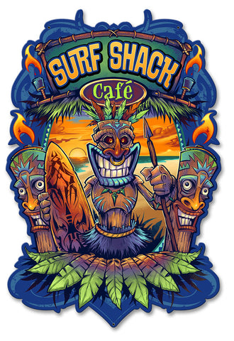 Big Kahuna Tiki Personalized Vintage Sign - Personalized Metal Sign