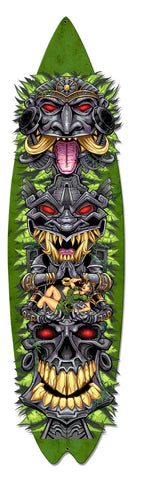 Tiki-Totem-Skateboard-Vintage-Sign-Metal-Sign
