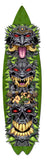 Tiki Totem Skateboard Vintage Sign Metal Sign