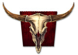 Steer Skull Vintage Sign Metal Sign