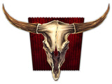 Steer Skull Vintage Sign Metal Sign