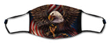 Eagle And Flag Mask Metal Sign