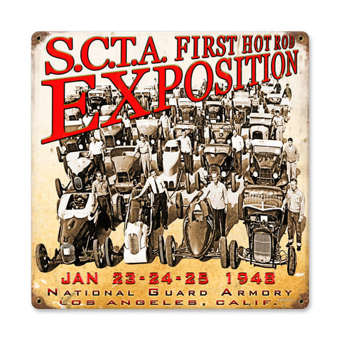1948 Expo Vintage Sign Metal Sign