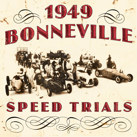1949 Bonneville Vintage Sign Metal Sign