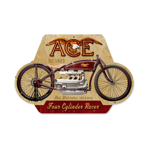 Ace Vintage Sign Metal Sign