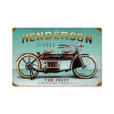 Henderson First Vintage Sign Metal Sign