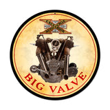 Big Valve Engine Vintage Sign Metal Sign