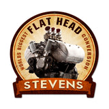 Flat Head Engine Vintage Sign Metal Sign