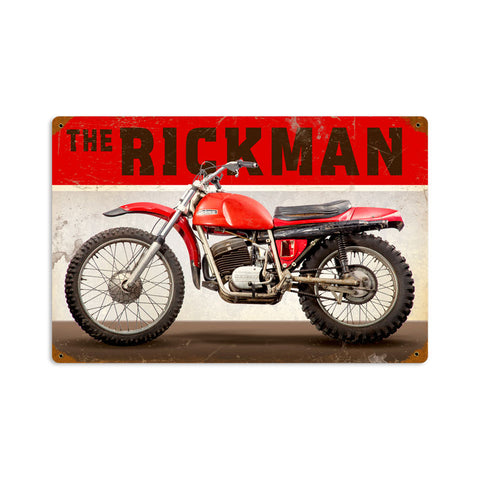 The Rickman Vintage Sign Metal Sign