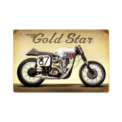 Goldstar Vintage Sign Metal Sign