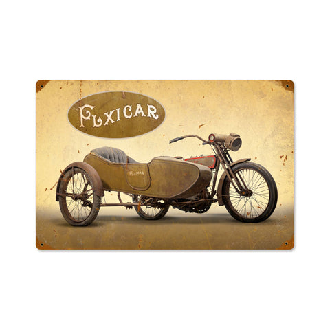 Flexicar Vintage Sign Metal Sign
