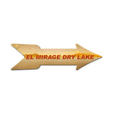 El Mirage Arrow Vintage Sign Metal Sign