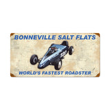 Bonneville Worlds Fastest Roadster Vintage Sign Metal Sign