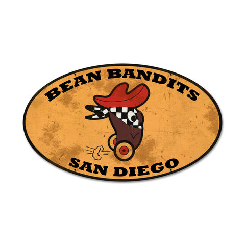 Bean Bandits Vintage Sign Metal Sign