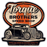 Torque Bros 33 Ford Coupe Metal Sign