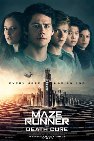 Maze Runner: The Death Cure Style E Movie Poster 11 x 17 inch