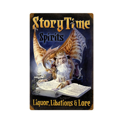 Story-Time-Spirits-Vintage-Sign-Metal-Sign