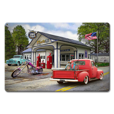 Gas Station 18 X 12 vintage metal sign Metal Sign