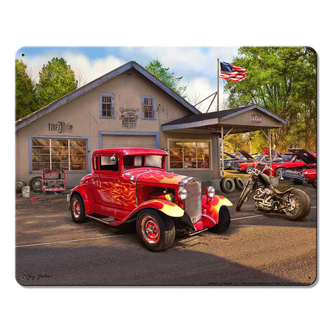 Nostalgic America 15 X 12 vintage metal sign Metal Sign