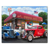 Val's Nostalgic America Metal Sign 30in X24in Metal Sign
