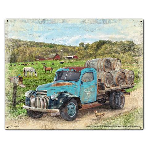 Legacy May Metal Sign 30in X24in Metal Sign